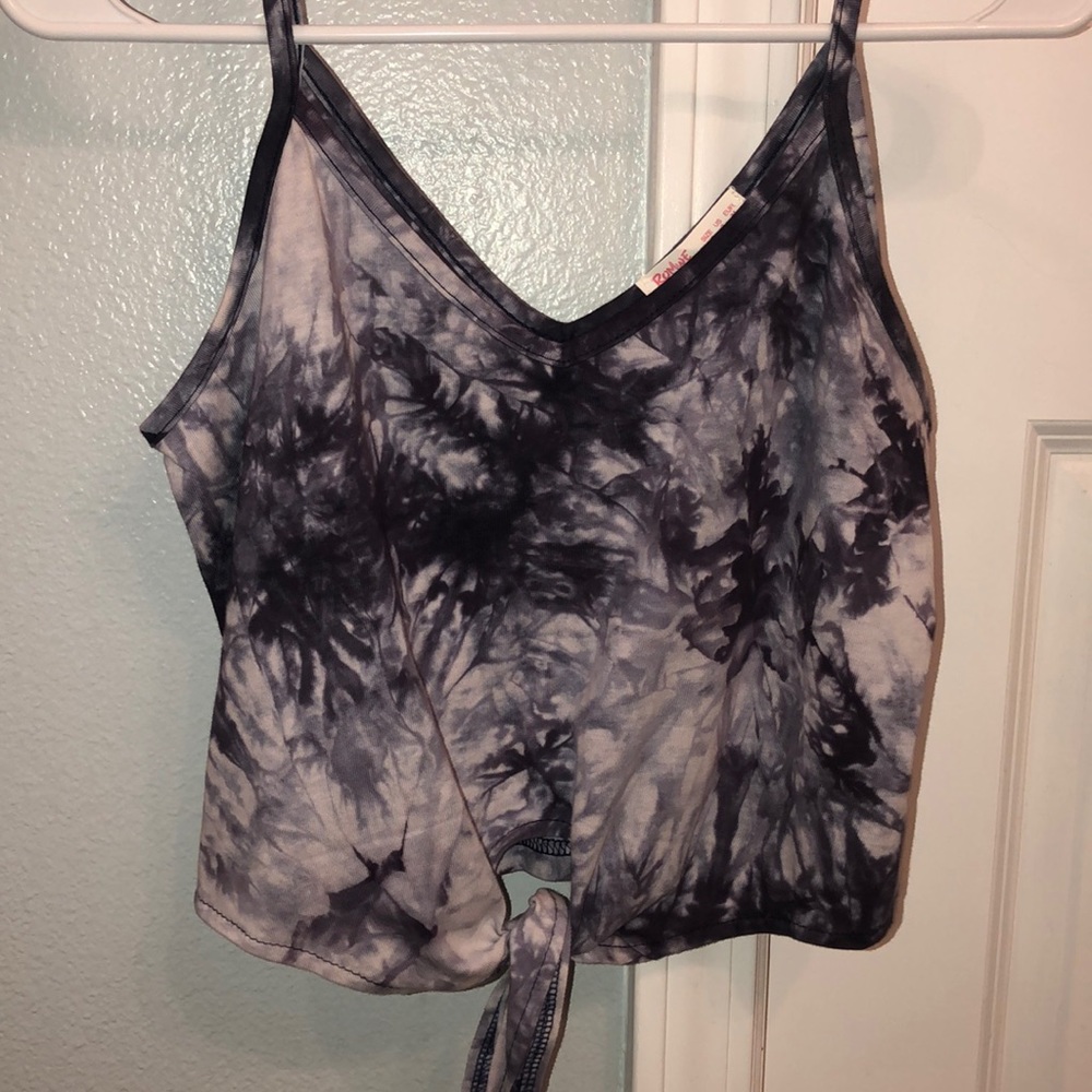 BRAND NEW navy blue and white tank top